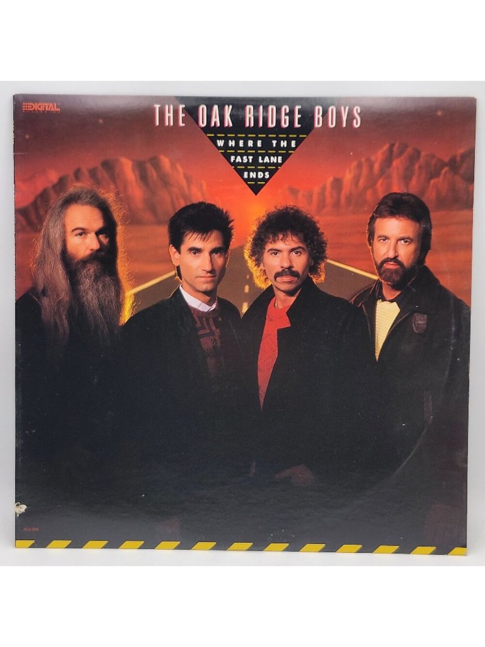 The Oak Ridge Boys Where The Fast Lane Ends Vinyl Record 1987 MCA 5945